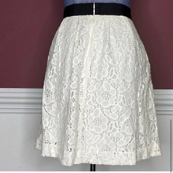 Ann Taylor LOFT Floral Lace Overlay Skirt - Picture 4 of 4